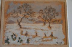 Ivan da Silva Bruhns Rare Set of Two Framed Oil Paintings by Ivan da Silva Bruhns - 923958