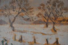 Ivan da Silva Bruhns Rare Set of Two Framed Oil Paintings by Ivan da Silva Bruhns - 923961