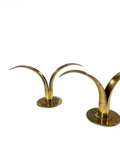 Ivar lenius Bj rk Large Liljan Candlestick Holders by Ivar hlenius Bj rk Sweden Circa 1960 - 3367928