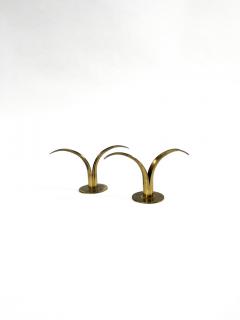 Ivar lenius Bj rk Large Liljan Candlestick Holders by Ivar hlenius Bj rk Sweden Circa 1960 - 3367930