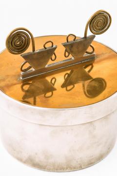Ivar lenius Bj rk Scandinavian Modern Jar in Brass and Pewter by Ivar lenius Bj rk 1940 - 4615256