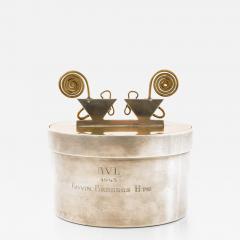 Ivar lenius Bj rk Scandinavian Modern Jar in Brass and Pewter by Ivar lenius Bj rk 1940 - 4615509