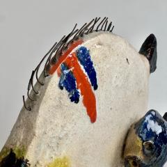 Ivo De Santis Mid Century Modern Italian Glazed Ceramic Fish Sculpture by Ivo De Santis - 3586583