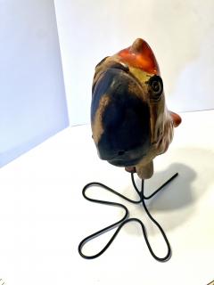 Ivo De Santis Parrot by Ivo De Santis for Gli Etruschi Pottery - 4564142