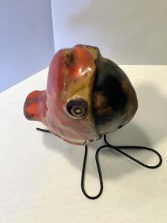 Ivo De Santis Parrot by Ivo De Santis for Gli Etruschi Pottery - 4564145