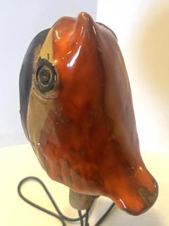 Ivo De Santis Parrot by Ivo De Santis for Gli Etruschi Pottery - 4564146