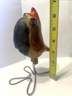Ivo De Santis Parrot by Ivo De Santis for Gli Etruschi Pottery - 4564148