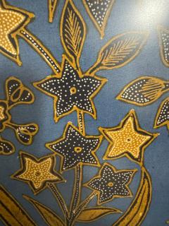 Iwan Tirta Large Iwan Tirta Pheasant and Floral Batik Artwork - 4398114