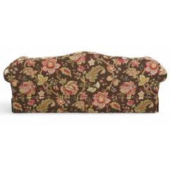 J A Schumacher English Roll Arm Camelback Schumacher Darsy Tree of Life Down Sofa Settee - 4282518