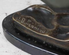 J B L onard J B L onard Two Seagulls in Flight Art Deco Bronze Sculpture - 4737293