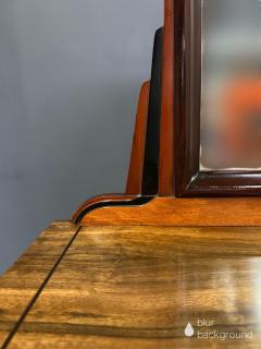 J B Van Sciver Art Deco Vanity by J B Van Sciver with Parquetry Inlay Donald Deskey Style - 4302383