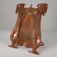 J F Poole Hayle Cornwall an Arts Crafts Hand Hammered Copper Picture Frame - 4189561