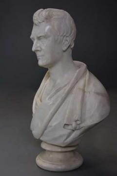J Francis Large fine quality marble bust of James Loch MP signed J Francis - 4753003