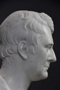 J Francis Large fine quality marble bust of James Loch MP signed J Francis - 4753004