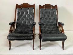 J Herbert McNair Colonial Campaign Chairs Pair - 4641258