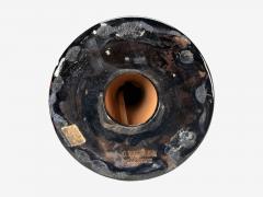 J Holstein Keramik Blue Stoneware Table Lamp Denmark 1960s - 4387213