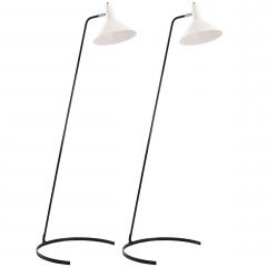 J J M Hoogervorst J J M Hoogervorst Model 1505 Horseshoe Floor Lamp for Anvia - 524616