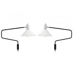 J J M Hoogervorst J J M Hoogervorst White Paperclip Wall Lights for Anvia - 591952