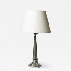 J L Hultman Table lamp in pewter by J L Hultman for Svenskt Tenn - 1050008
