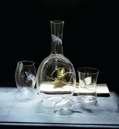 J L Lobmeyr Balloon Drinking Set No 279 Butterfly Carafe by Ted Muehling - 1587149