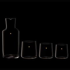 J L Lobmeyr Fortune Set No 283 Carafe with Gold Dot by Mark Braun - 1586964