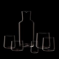 J L Lobmeyr Fortune Set No 283 Carafe with Gold Dot by Mark Braun - 1586978
