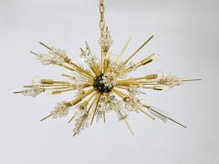 J L Lobmeyr Huge J L Lobmeyr Metropolitan Opera Sputnik Crystal Brass Met Chandelier Vienna - 4306587