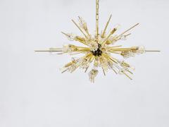 J L Lobmeyr Huge J L Lobmeyr Metropolitan Opera Sputnik Crystal Brass Met Chandelier Vienna - 4306599