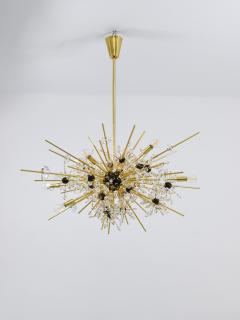J L Lobmeyr Huge J L Lobmeyr Metropolitan Opera Sputnik Crystal Brass Met Chandelier Vienna - 4421597