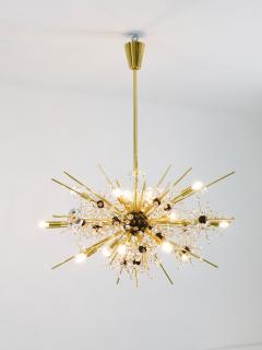 J L Lobmeyr Huge J L Lobmeyr Metropolitan Opera Sputnik Crystal Brass Met Chandelier Vienna - 4421598