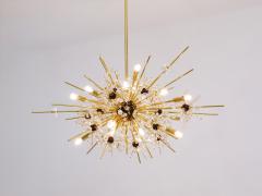 J L Lobmeyr Huge J L Lobmeyr Metropolitan Opera Sputnik Crystal Brass Met Chandelier Vienna - 4421600