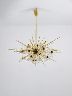 J L Lobmeyr Huge J L Lobmeyr Metropolitan Opera Sputnik Crystal Brass Met Chandelier Vienna - 4421603