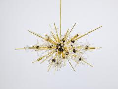 J L Lobmeyr Huge J L Lobmeyr Metropolitan Opera Sputnik Crystal Brass Met Chandelier Vienna - 4421604