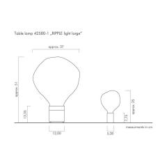 J L Lobmeyr Ripple Table Light - 3398704