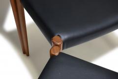 J L M llers M belfabrik Six Niels Moller for JL Moller 80A Teak Stacking Stool Benches - 4542345