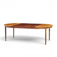 J L Moller JL Moller Mid Century Danish Rosewood Expanding Dining Table with 2 Leaves - 4703393