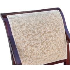 J Robert Scott J Robert Scott Mahogany Cut Velvet Art Deco Lounge Chair - 4365063