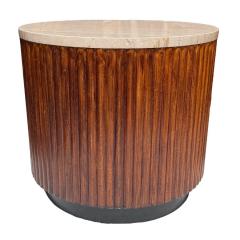 J Robert Scott J Robert Scott Modern Reeded Marble Top Side or End Table 1 of 2 Available - 4286215