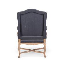 J Robert Scott Set of 8 J Robert Scott Regency Style Gray Flannel Fauteuil Dining Chairs - 4342690