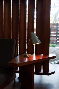 J T Kalmar 1950s J T Kalmar Gray Table Lamp - 1190431