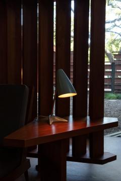 J T Kalmar 1950s J T Kalmar Gray Table Lamp - 1190432