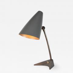 J T Kalmar 1950s J T Kalmar Gray Table Lamp - 1190692