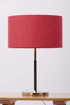 J T Kalmar Brass and Leather Table Lamp Model Essen 1268 by J T Kalmar - 1366037