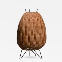 J T Kalmar Kalmar woven wicker table lamp - 2769648