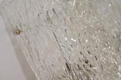 J T Kalmar Pair of Kalmar Ice Glass Sconces Two Pairs Available  - 162229