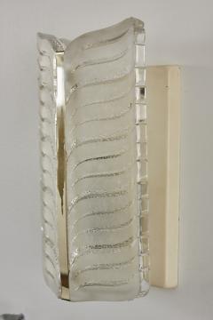 J T Kalmar Pair of Kalmar Leaf Panel Sconces - 202220