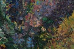 J Verhoeven Bouquet Oil on Canvas Early 20th Century - 4677439