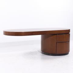 J Wade Beam J Wade Beam for Brueton Ponte Mid Century Walnut Cantilever Desk - 4281094