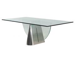 J Wade Beam Modern Glass Pinnacle Table by J Wade Beam - 3011626