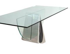 J Wade Beam Modern Glass Pinnacle Table by J Wade Beam - 3011631